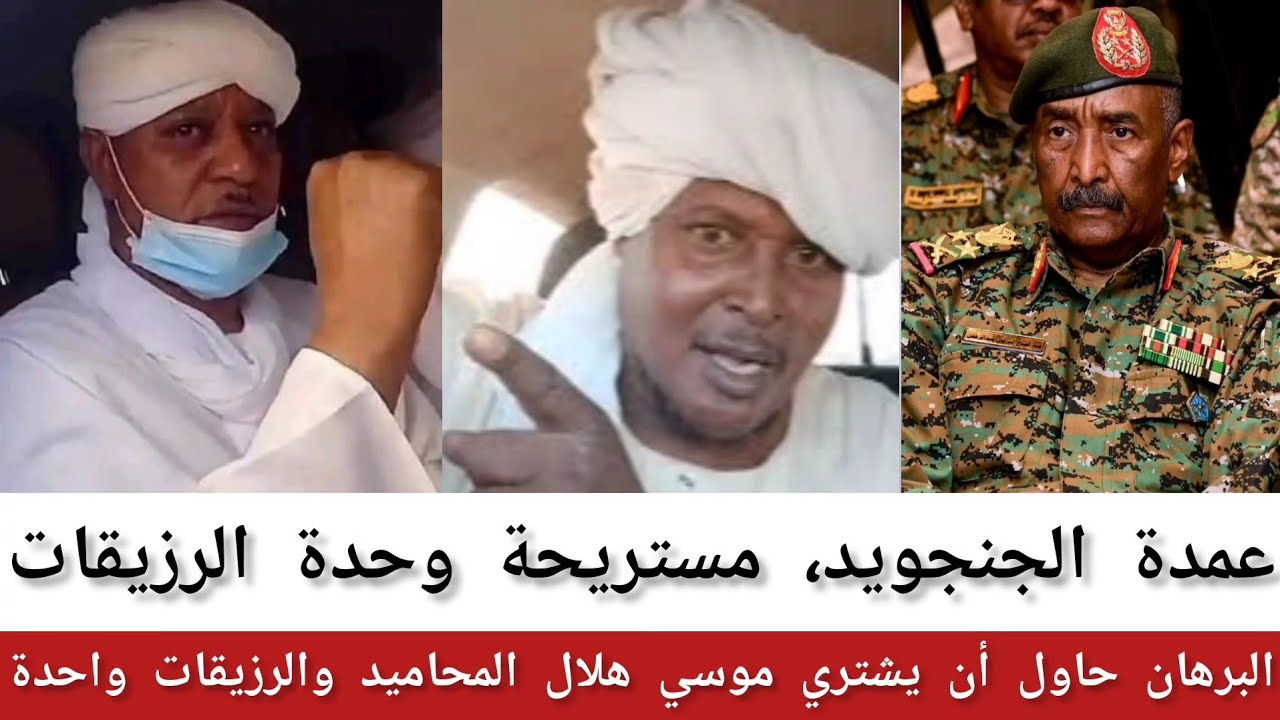 #عمدة_الجنجويد، مستريحة وحدة الرزيقات، البرهان حاول أن يشتري #موسي_هلال المحاميد والرزيقات واحدة 