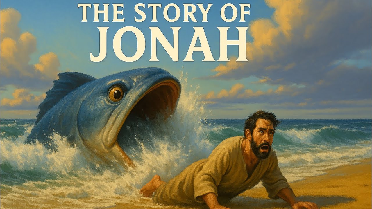 JONAH: He was Swallowed Alive by the Fish / Bible Animation Story Of Disobedience and Mercy.
