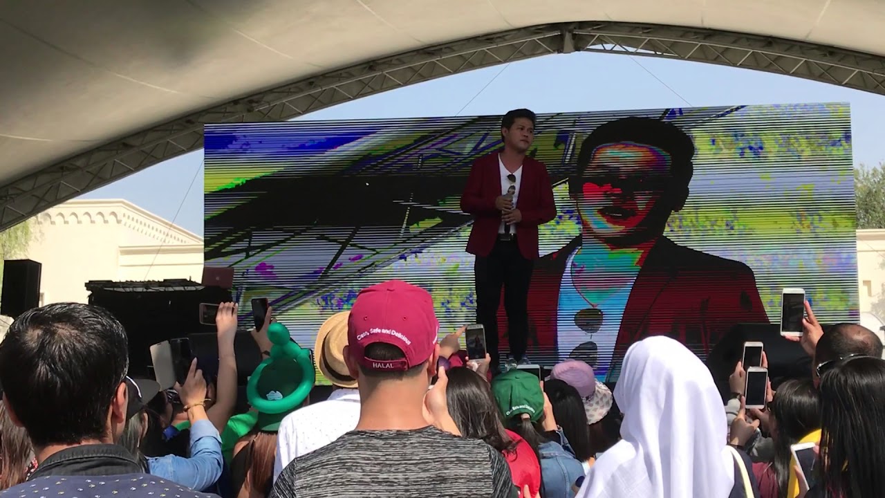Marcelito Pomoy "Beauty and the Beast" Saada Carnival Day 2 Dubai United Arab Emirates
