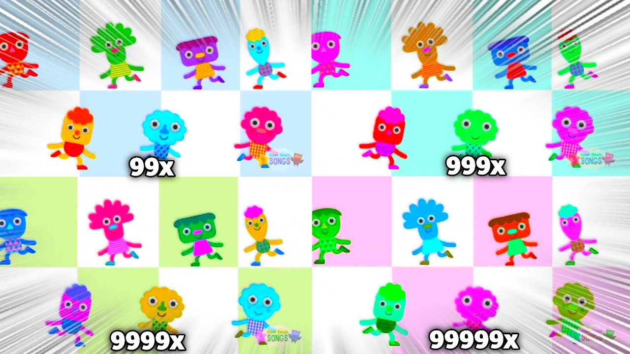 Ходьба, ходьба, супер простая песня на гиперскорости 999999x Klasky Csupo Effects!