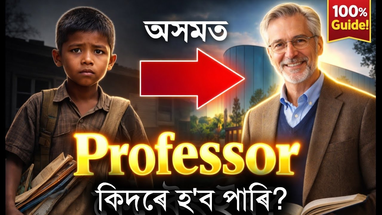 How to become A Professor in Assam? Assistant Professor, Associate Professor| You can learn 