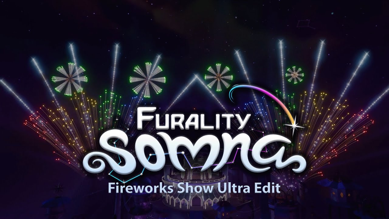 Furality Somna: Spectacular Virtual Fireworks Show in 4K!