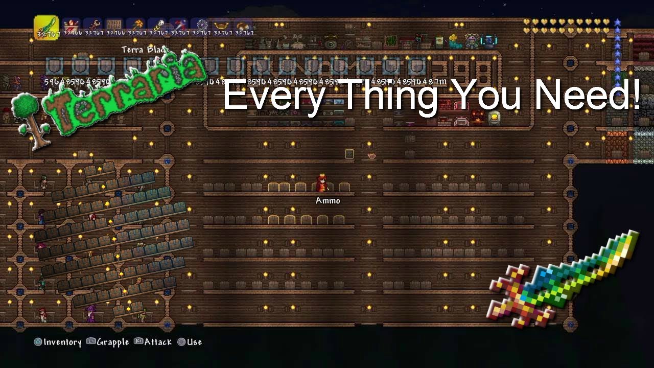 How To Download An All Item World For Terraria PS3/PS4 (OUTDATED)