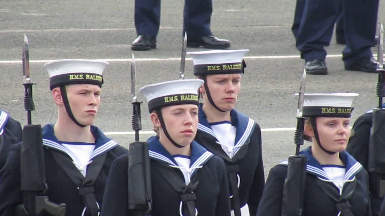 Royal navy passing out parade