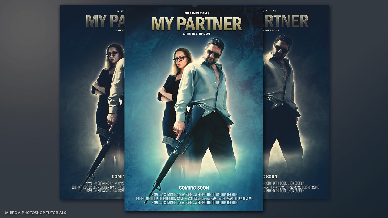 Movie Poster Photoshop Tutorial - My Partner