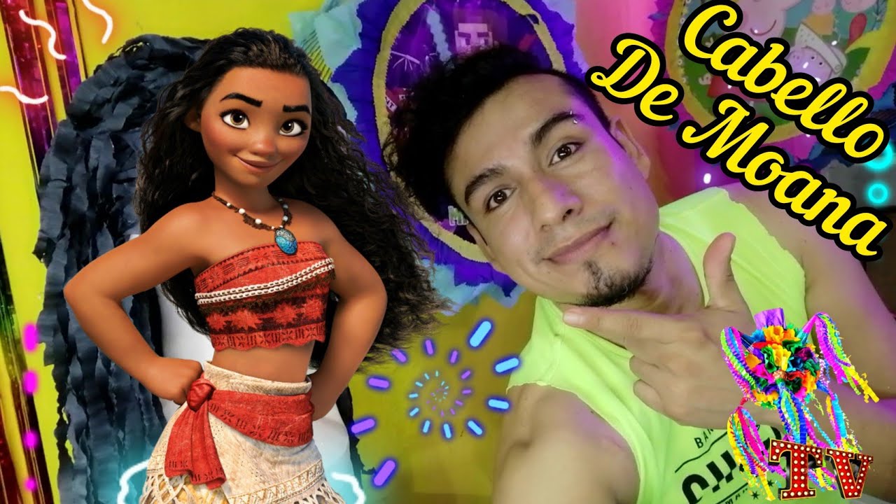 Como Hacer el cabello de Moana😱😱 FACIL y Rapido📺🎉‼️