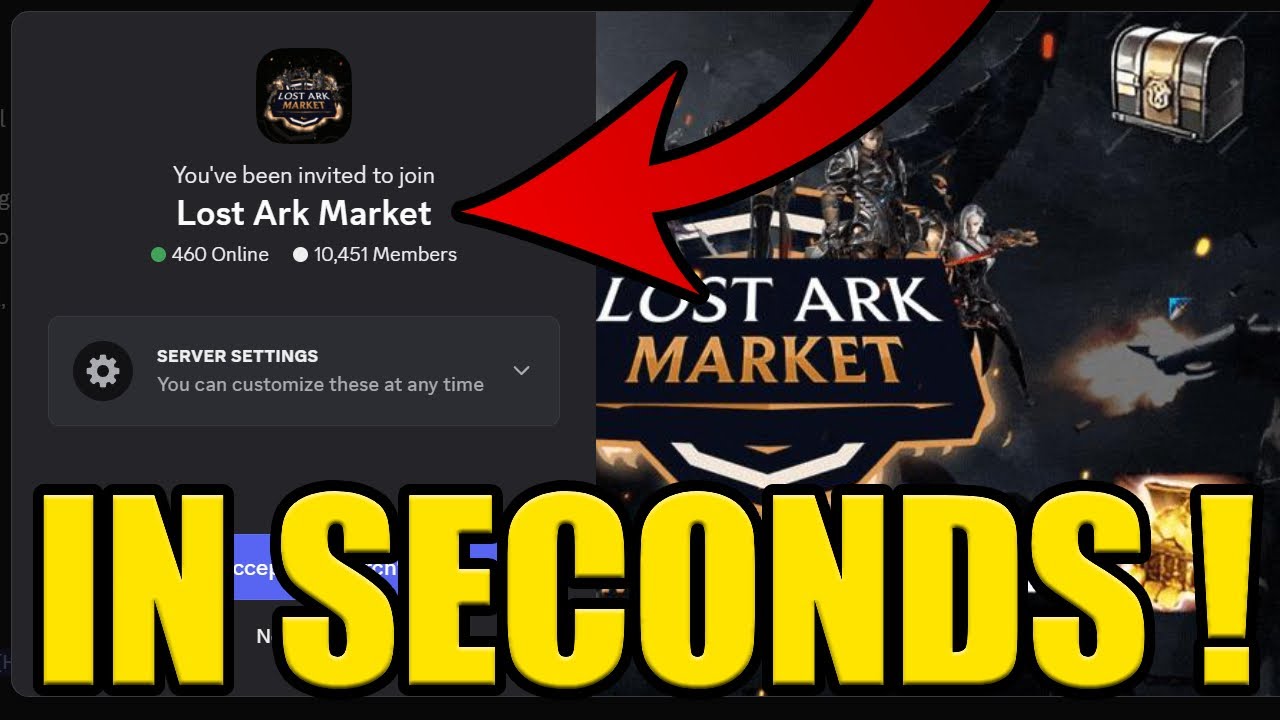HOW to JOIN LOST ARK MARKET DISCORD SERVER ✅PC & MOBILE✅