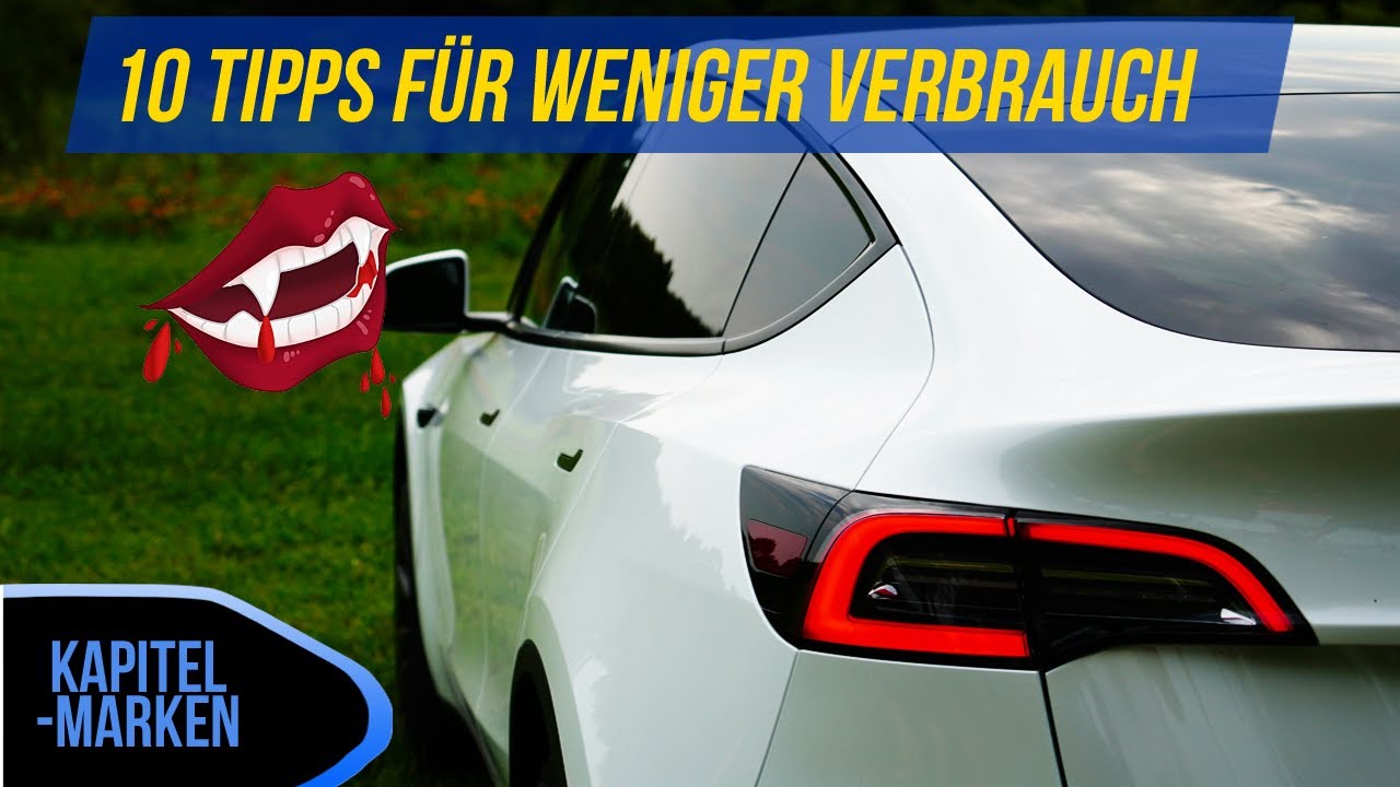 Teslawissen #10 - Wie hoch ist der Standverbrauch bei Tesla Model Y und Model 3? (Vampirverbrauch)