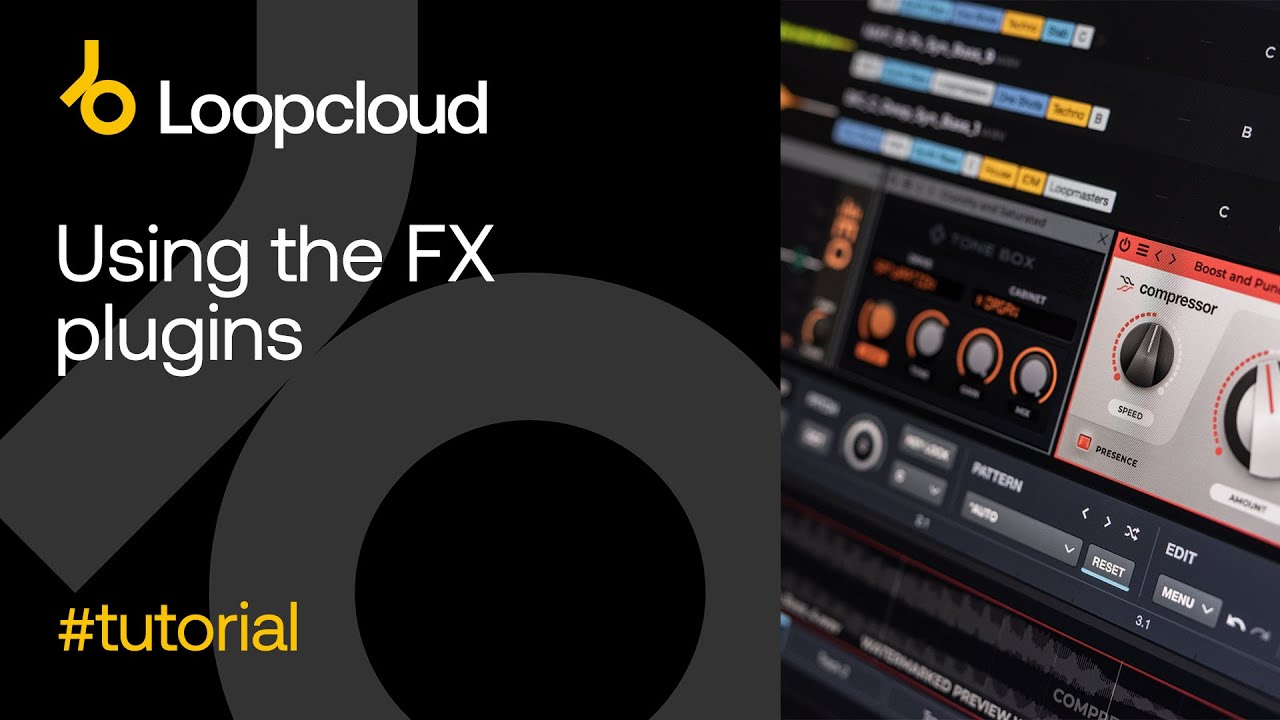 Using the FX plugins - Loopcloud 6