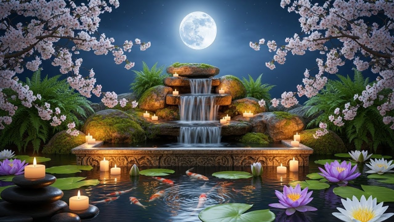 Relaxing Music Sleep for Healing + Water Sounds 🌿 Calming Music, Stress Relief, Relax Mind and Body