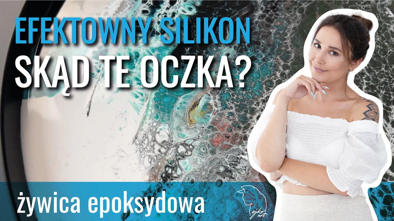 WZÓR W ŻYWICY - OCZKA Z SILIKONU
