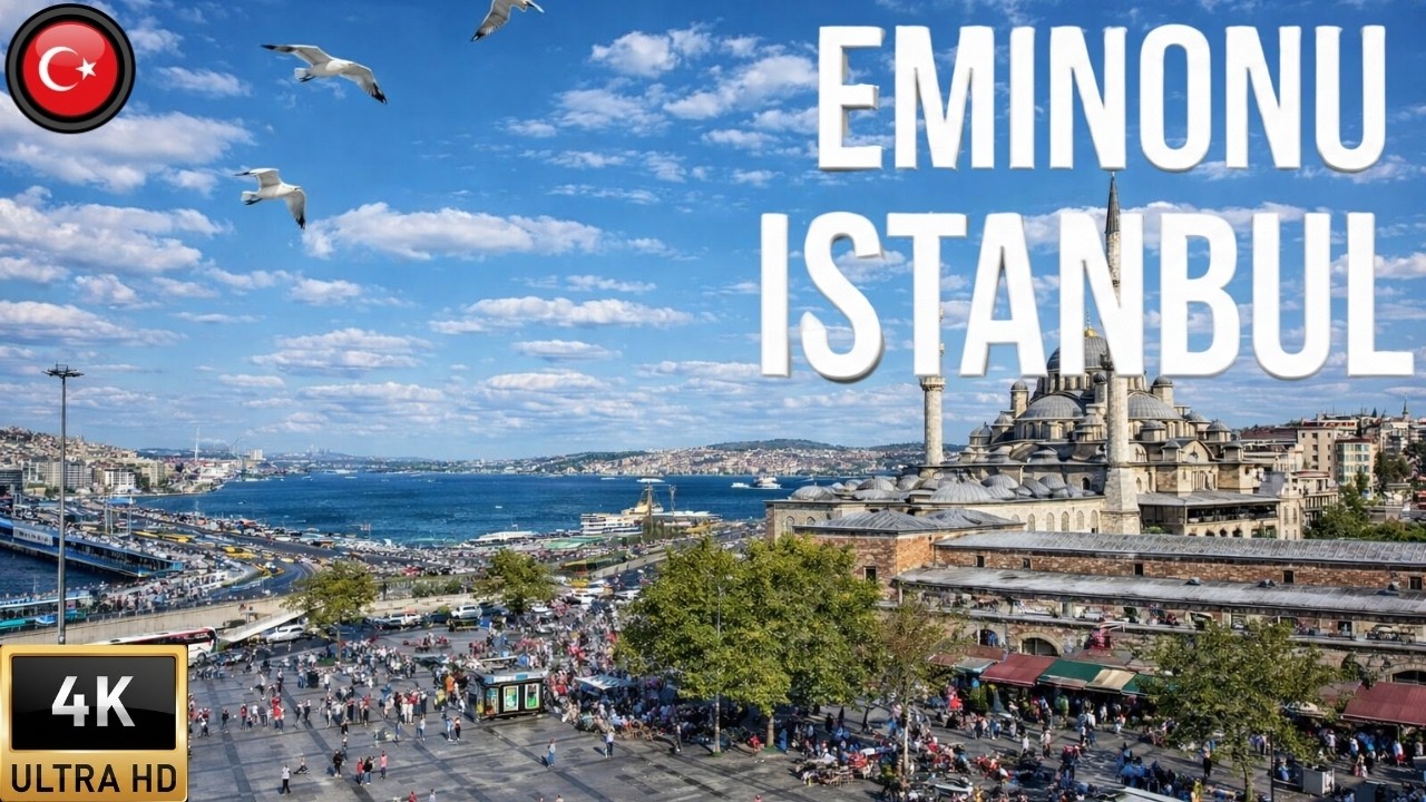 Eminönü Walking Tour 4K 🇹🇷 | From Haliç Metro Bridge to Galata Bridge