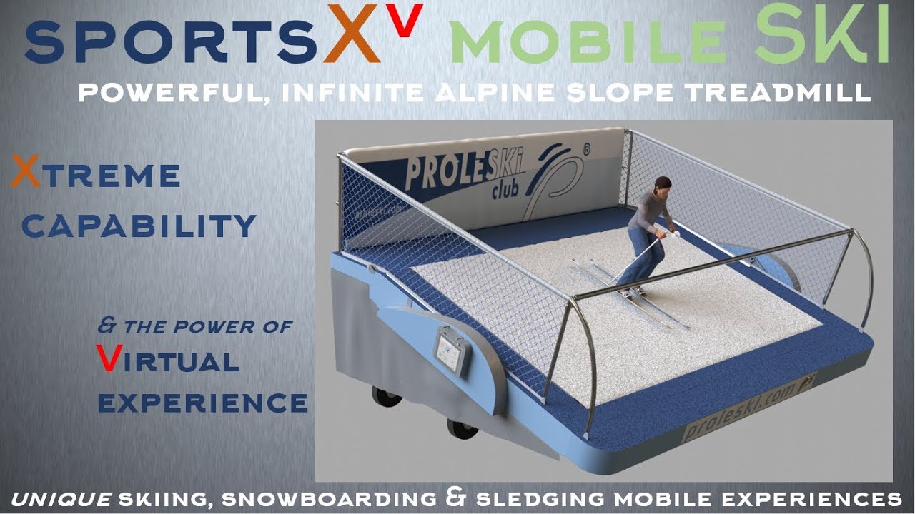 SportsXv Mobile Ski simulators & virtual experience attraction