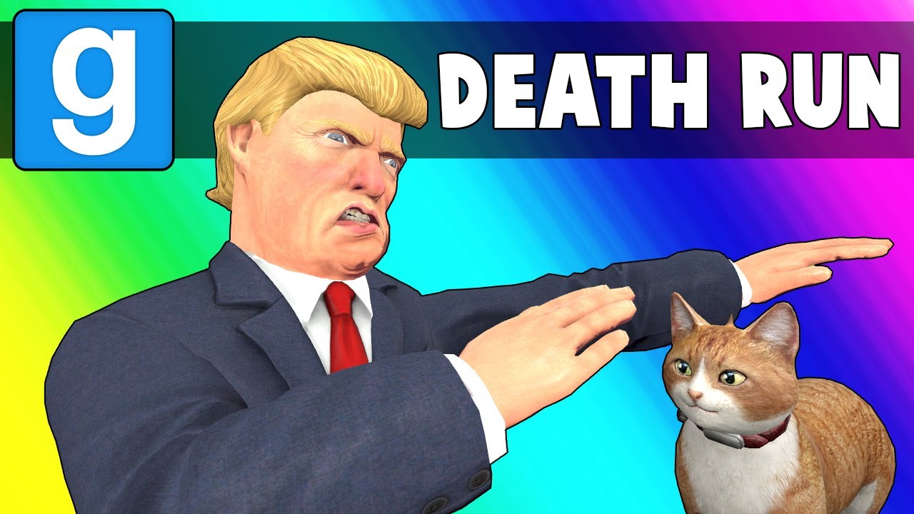 Gmod Death Run Funny Moments - Climbing Trump Tower! (Garry's Mod)