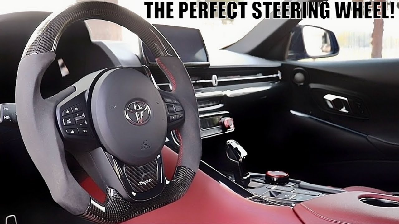 Transforming The Supra A90 with a Carbon Fiber & Alcantara Steering Wheel