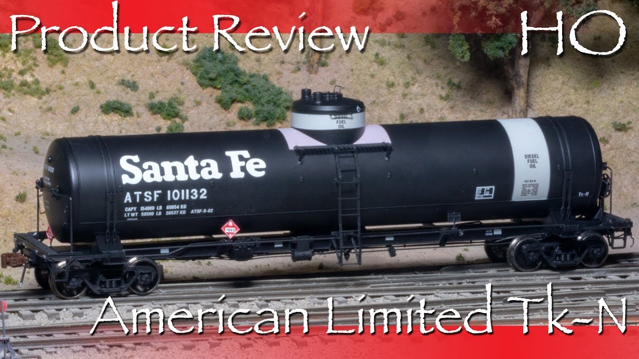 Product Review HO American Limited Santa Fe Tk-N Tank Car