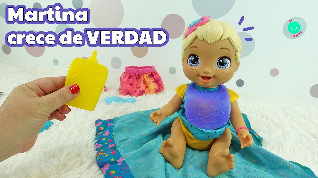 Baby Alive Martina ¡CRECE de VERDAD!
