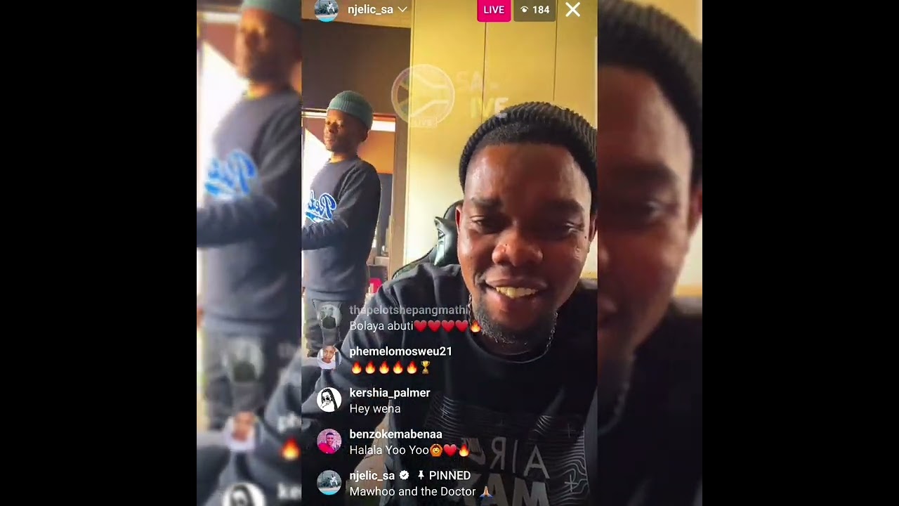 Njelic ft mawhoo new single | insta live