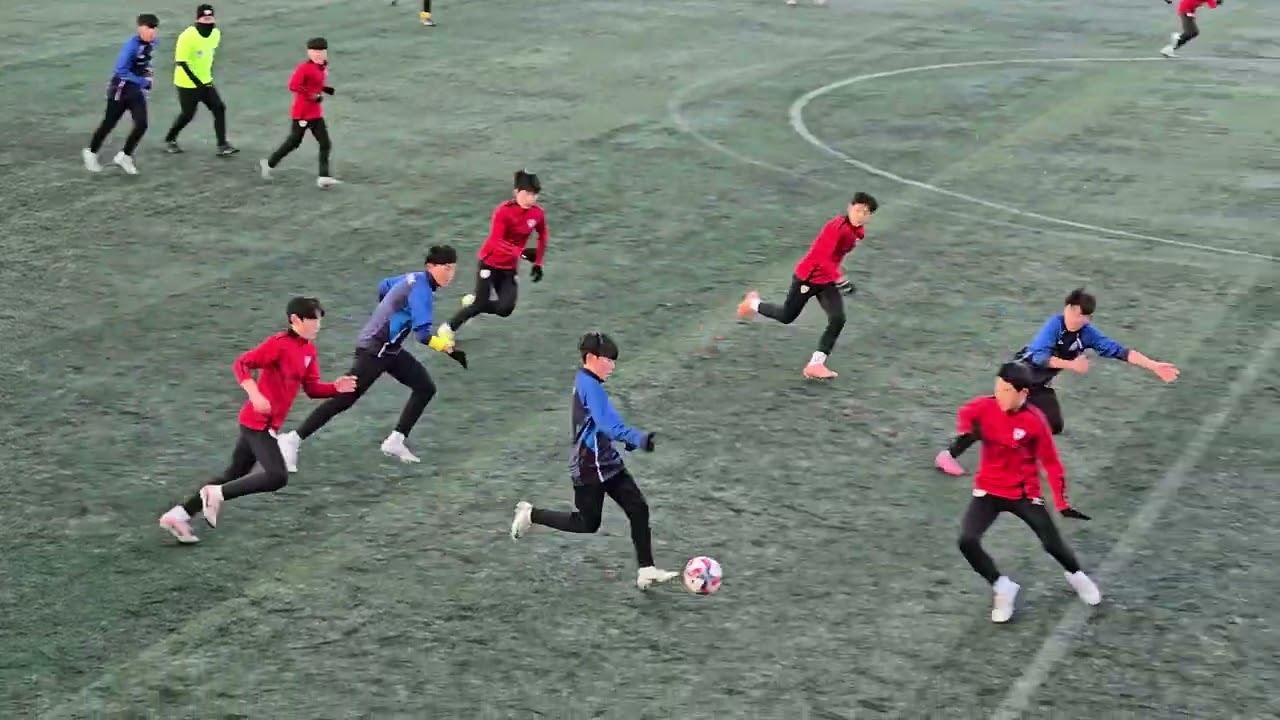 2026 제주도 동계훈련 3학년 전반전 청주직지FC : 장흥FC 2026-01-11