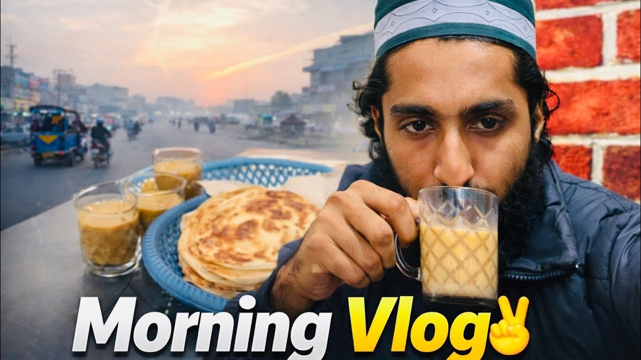 8 February breakfast vlog# Asad hayat
