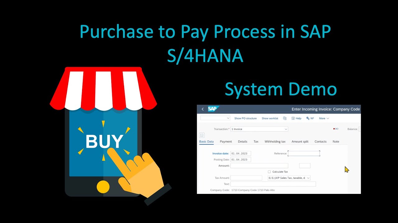 Процесс &laquo;от закупки до оплаты&raquo; (P2P) в графическом интерфейсе SAP S/4HANA