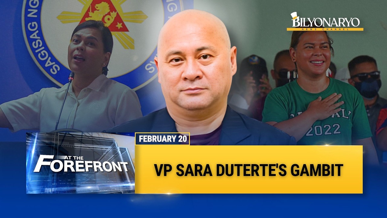 At The Forefront: Duterte, Marcos, and The Fight For 2028 | Dr. Antonio Contreras
