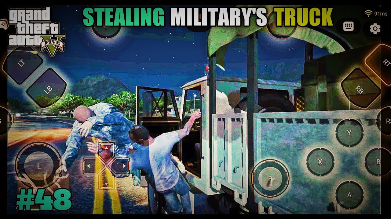 I STOLED MILITARY'S WEAPON TRUCK || GTAV CHIKII GAMEPLAY #49 ||