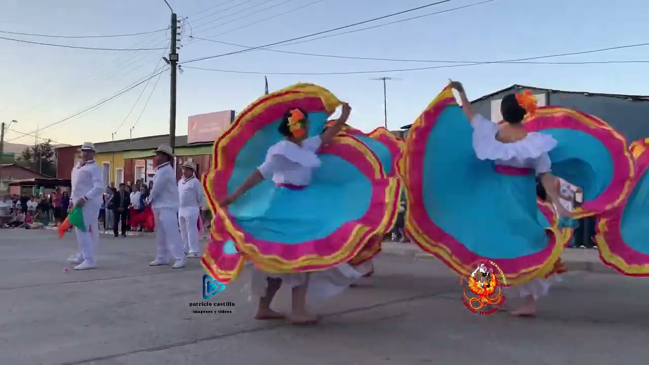 Grupo Folklorico Renaciendo aniversario comuna de la Higuera 2022.