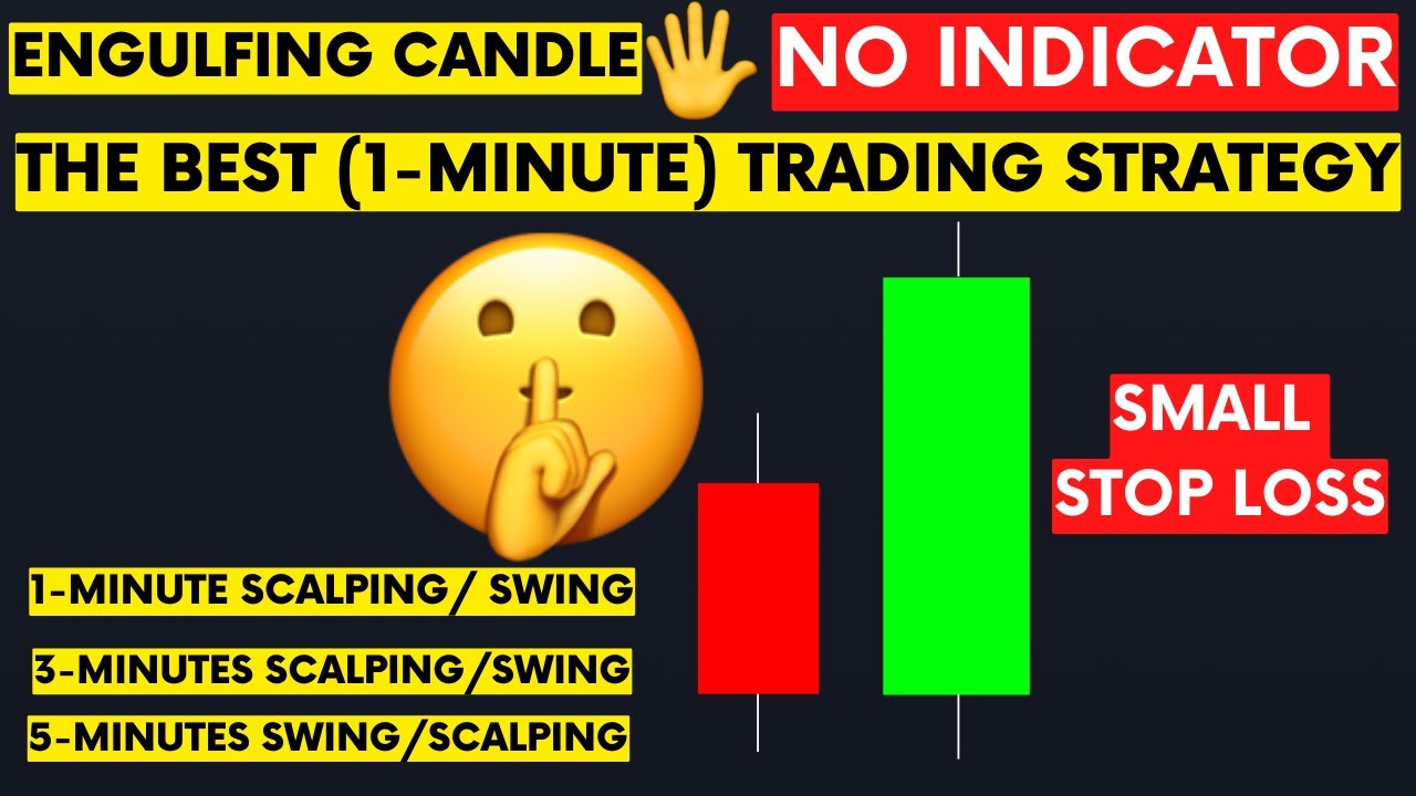 1 Minute Scalping Trading Strategy | No indicator 2023 For Day Trading Forex | Engulfing Candle