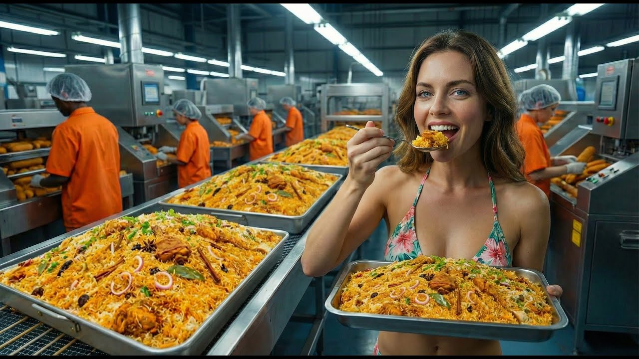 Inside the Biryani Plant | How Chicken Biryani Is Made on an AI Industrial Scale