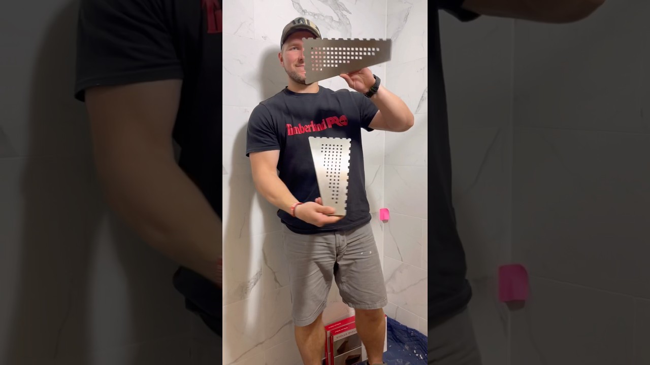 Easy Shower Shelves! GURU Shower System #diy #construction #tools