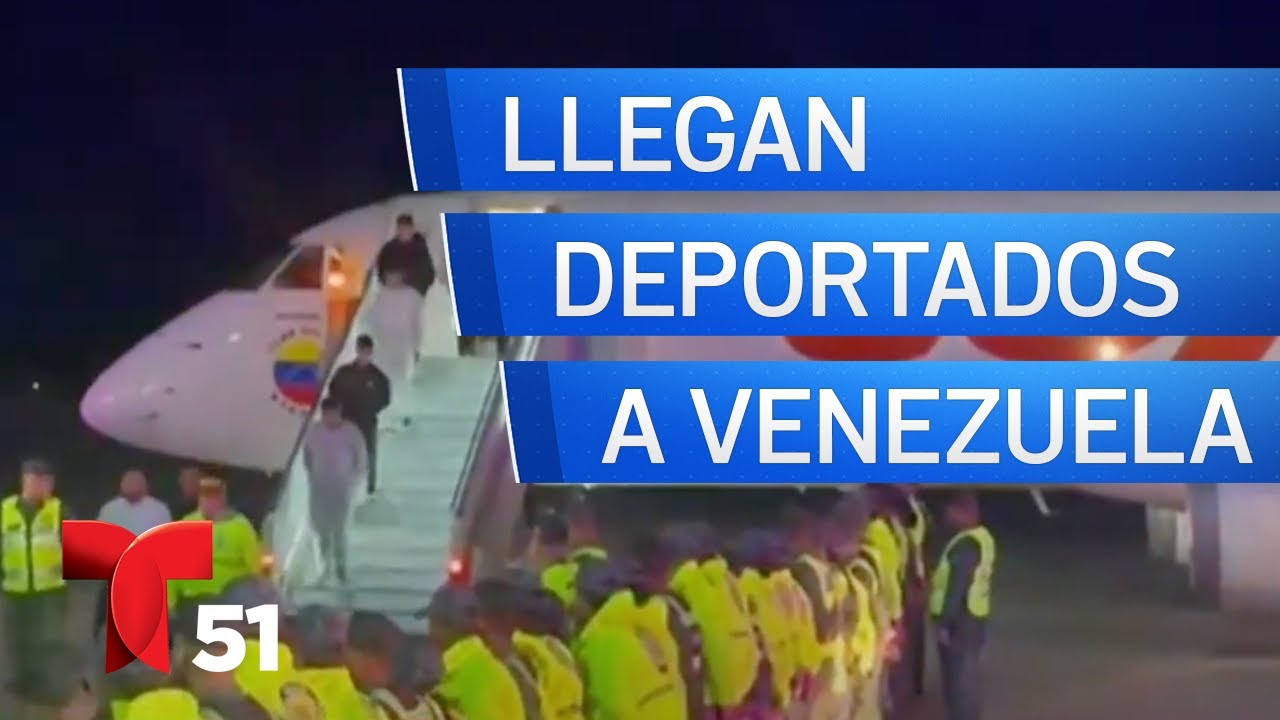 Venezuela confirma llegada de 190 deportados en los primeros vuelos desde EEUU