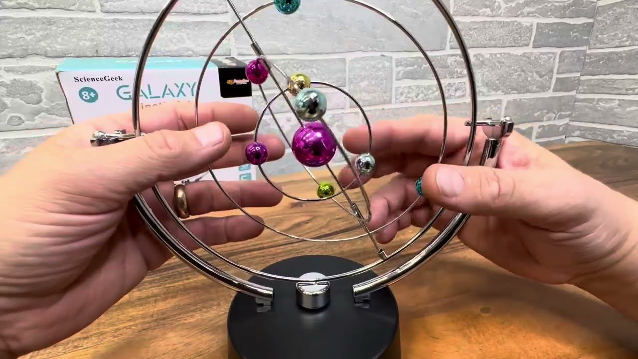 ScienceGeek Kinetic Art Asteroid   Electronic Perpetual Motion Desk Toy Home Decoration Review