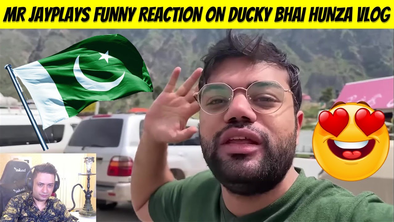 😂 MR JAYPLAYS FUNNY REACTION ON DUCKY BHAI HUNZA VLOG | ARS PLAYS 🎮