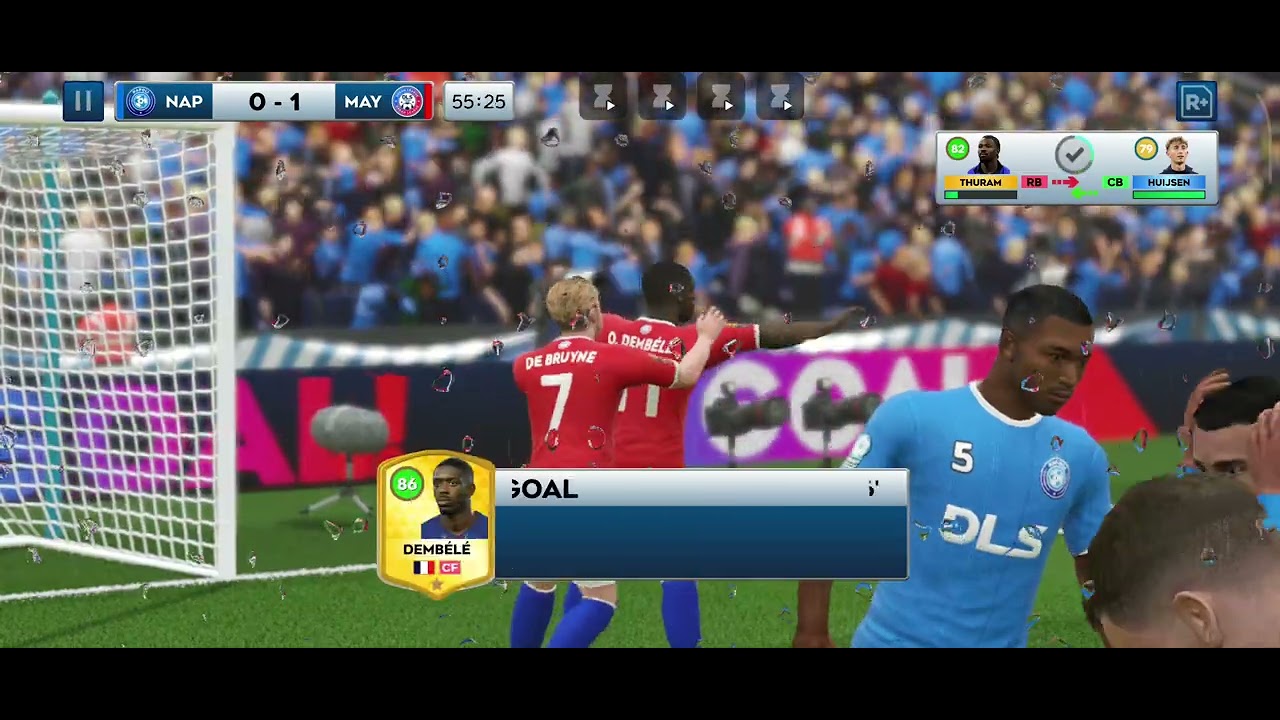 Soccer Match Napoli vs Maydolong Soccer team 