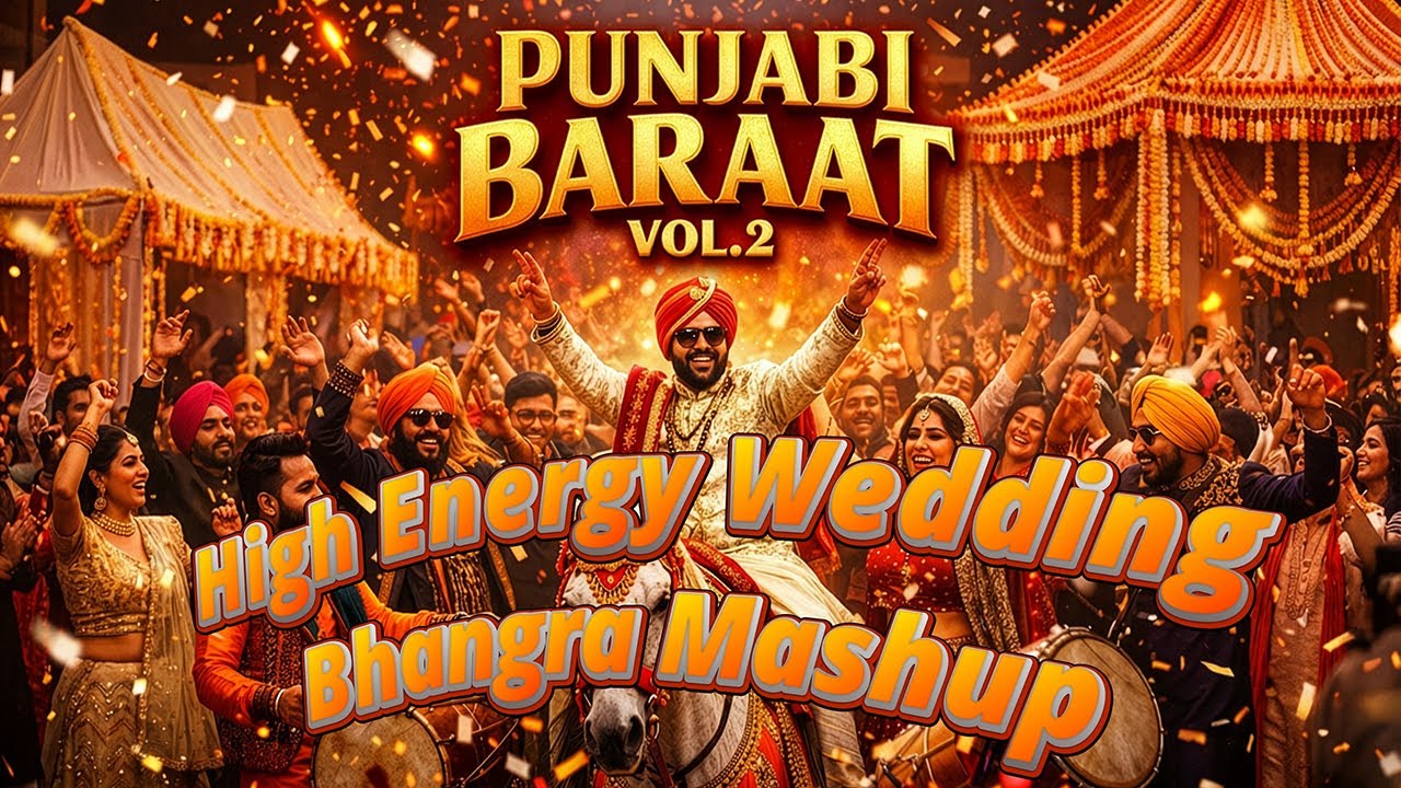 Punjabi Baraat Vol.2 – High Energy Wedding Bhangra Mashup | Groom Entry Dance