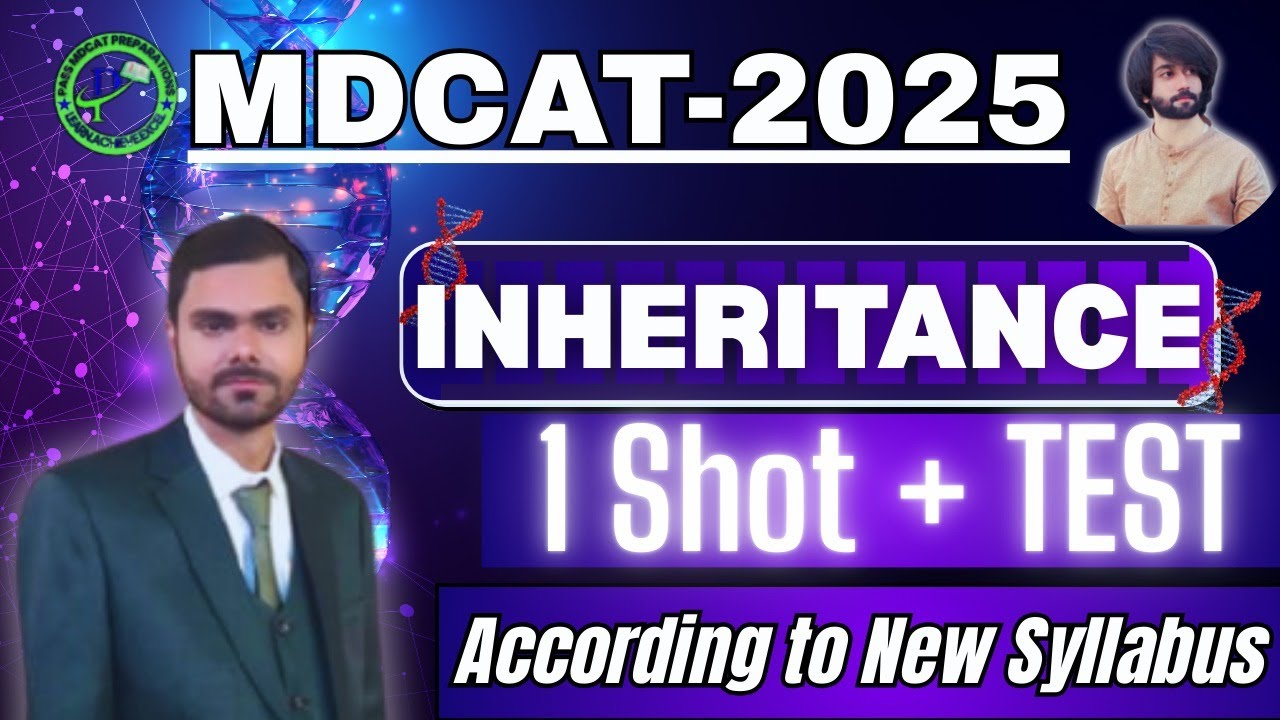 MDCAT Biology Lectures 2025 Inheritance One Shot I Inheritance MDCAT Lecture I Inheritance MDCAT