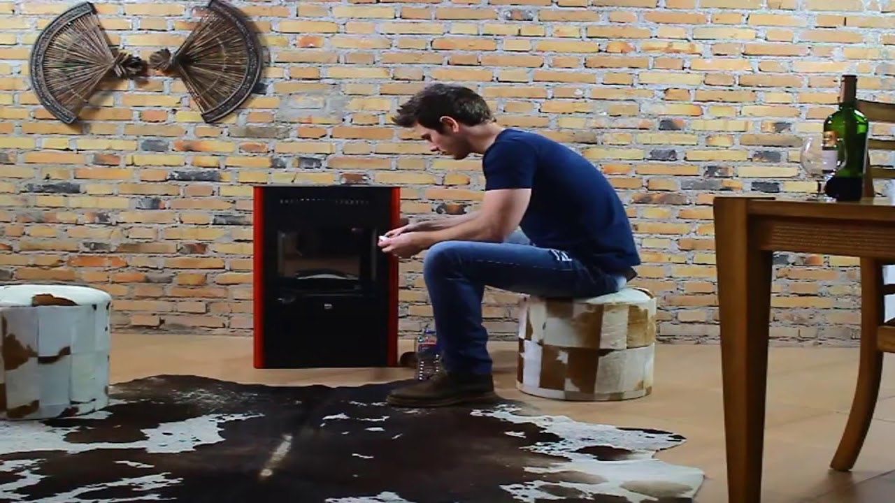 Lareira Ecol&oacute;gica Met&aacute;vila 760LE, Etanol, Vermelha