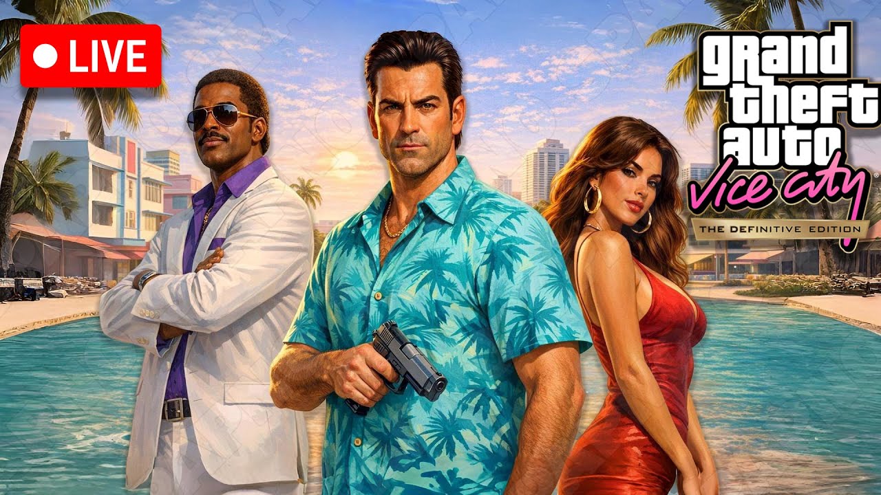 Grand Theft Auto: Vice City: The Definitive Edition LIVE Stream #gtavicecity #gtavc #gta #vicecity