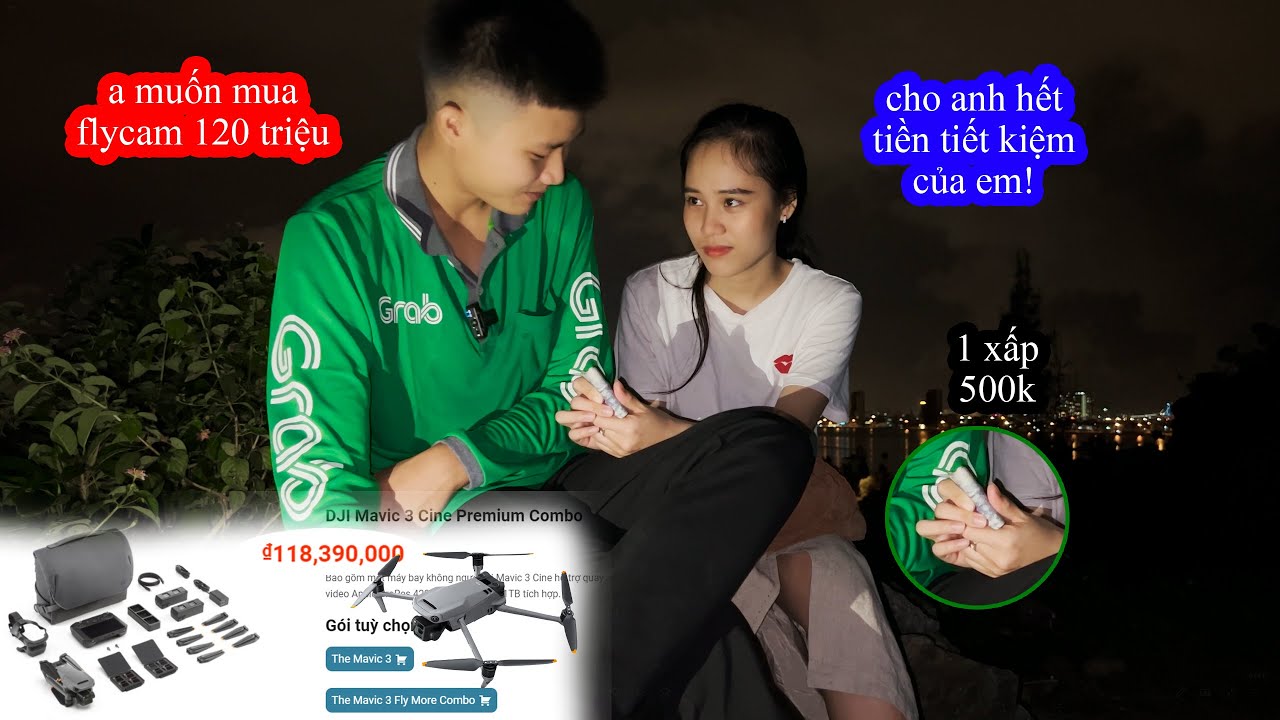 Rớt Nước Mắt Trước Số Tiền Tiết Kiệm Phương Cho Mình Để Mua FlyCam Mới | GoGo TV