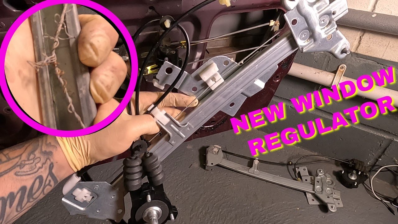 MX5 MIATA MK1 MANUAL WINDOW REGULATOR REPLACEMENT : Dr pepper install