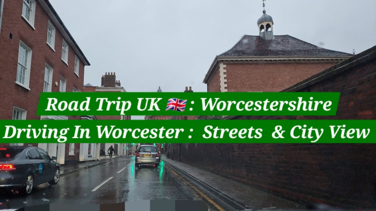 Road Trip UK 🇬🇧 | Driving Around Worcester | Worcester City Tour | Winter Driving | Worcestershire