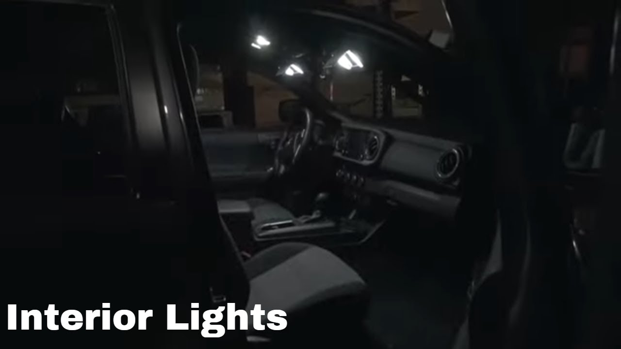 Replace | Change 2016~2023 Toyota Tacoma Interior Lights | LED Install