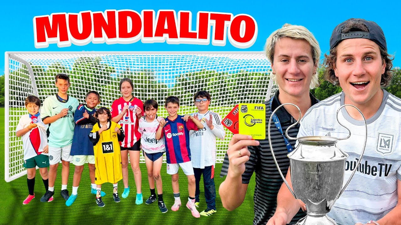 JUGAMOS UN PARTIDO DE FUTBOL VS NIÑOS! *mundialito*