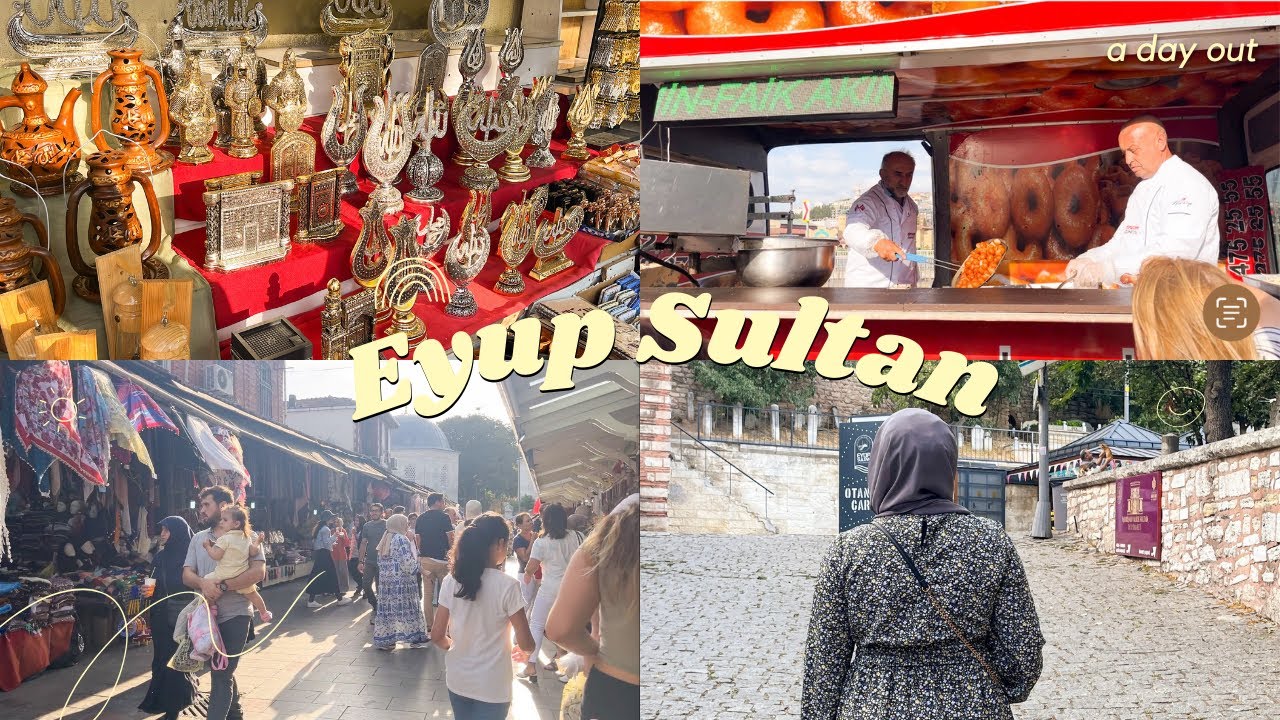 Eyup sultan Market Istanbul | Eyup Sultan Bazaar | Walking Tour | 4K HDR