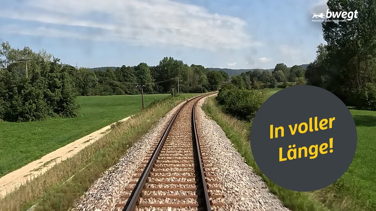 Führerstandsmitfahrt von Schorndorf nach Oberndorf mit bwegt