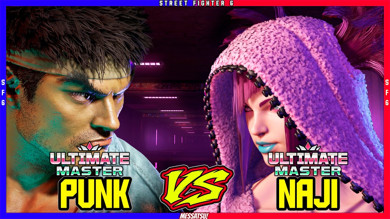 SF6 Punk (Ryu) VS Naji (Juri)💥Messatsu!💥スト6💥Street fighter 6