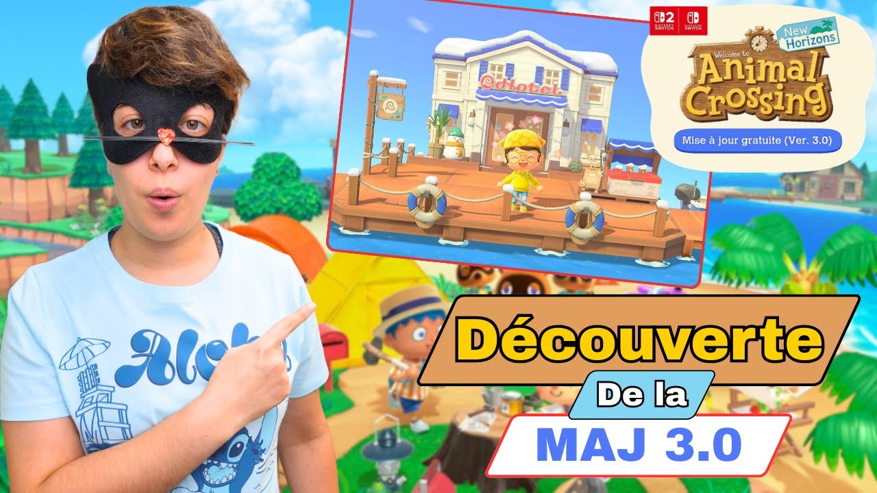 Découverte de la MAJ 3.0 [Animal CrossingNew Horizons]