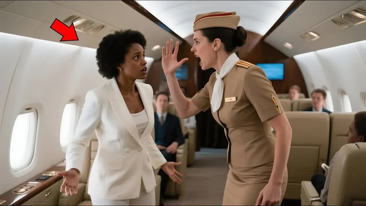 Stewardess Slaps Black Billionaire’s Daughter — Minutes Later, the Airline CEO Steps In!