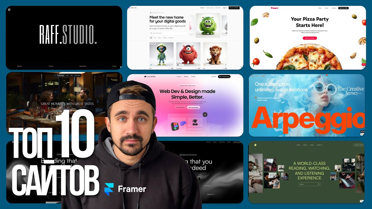 ТОП 10 САЙТОВ | Framer